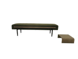 1 PCS Cocktail Ottoman with slide tray Green B035P319672