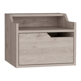 Busan Modern Floating Nightstand , End Table, Side Table Single-Drawer Design with Sleek Two-Tiered B070137839