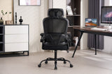 ZUN Ergonomic Mesh Office Chair, High Back Desk Chair with 3D Armrests, Up&Down Lumbar Support, Swivel W1622P196280