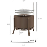 ZUN Outdoor Fire Pit 23660324