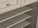 Dauphin Handpainted Entryway Storage Cabinet, Grey Cashmere Wood B2719P238531