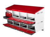 Chicken Nesting Box, 8 Compartment Roll Away Nesting Box for Laying Eggs, Wall Mount Chicken Nesting 23975751