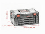450-Piece Mechanics Tool Set, 1/4" 3/8" 1/2" Drive SAE & Metric Socket Set with Bits, Hex & 41473160