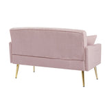 PINK TEDDY FABRIC 2 SEATER SOFA W588115440