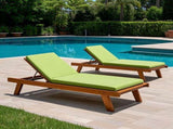 2PCS Set Outdoor Lounge Chair Cushion Replacement Patio Funiture Seat Cushion Chaise Lounge Cushion W2911P286269