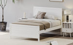 ZUN Wood Platform Bed Frame with Headboard, Mattress Foundation with Wood Slat Support, No Box Spring WF320993AAK