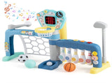5 in 1 Toddler Sports Activity Center with Basketball Hoop Soccer Golf, 18 Months 78653998