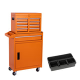 Tool Chest, 5-Drawer Rolling Tool Storage Cabinet with Detachable Top Tool Box, Liner, Universal W2660P287667