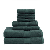 ZUN 100% Cotton 8 Piece Antimicrobial Towel Set B03599333