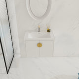 28 Inch Soft Close Doors Bathroom Vanity With Sink, For Small Bathroom W999132143