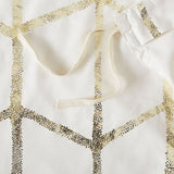 Full/Queen Metallic Printed Duvet Cover Set B03596042