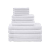 ZUN 100% Cotton Quick Dry 12 Piece Bath Towel Set B03595008