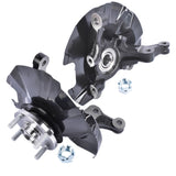 Front Left LHRight RH Steering Knuckle&Wheel Hub Bearing Fit for Kia Rio Rio5 2006-2009 Hyundai 78990280