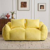 Giant Bean Bag Couch for Adults, Ultra Soft Fluffy Loveseat Bean Bag Sofa, Oversized Chase Lounge 81854156