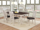 Arch Weathered Oak Turned Leg Dining Chair Set of 2 T2574P164582