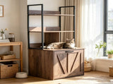 Wooden Cat Box Cabinet 31931775