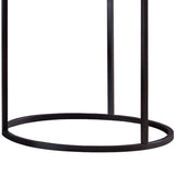 Grey and Gunmetal End Table B062P153603