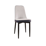 A set of 2 dining chair, modern style chair made of high-quality PU Leather fabric with thick soft W2189P168414
