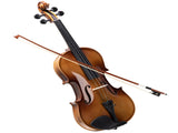 GV406 4/4 Acoustic Violin Kit Natural w/Square Case, 2 Bows, 3 In 1 Digital 11791316