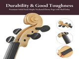 Professional 4/4 Full-Size Violin - Premium Sound, Durable & Lightweight Design with Complete 34004834
