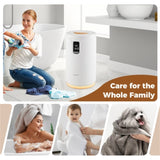 20L Hot Towel Warmer Bucket with LCD Display - Real-Time Temp/Time, 30/60/90-Min Heating 0.5-24H 04048620