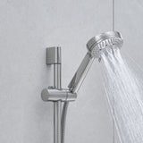 10-Inch Shower System, Slide Bar Shower Faucets Sets Complete Round Shower Heads and 5-Spray W1932P296310