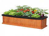 Detachable Bottom Garden Bed, Protective Coating Pine Planter for Herbs, Flowers & Vegetables 40" x 08880794