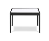 Gibson 3-Piece Dry Erase Kids Table & Two Chair Set, Black B022P174727