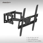 ZUN 26-55 Inch Double Pendulum Large Base TV Stand TMDS-105 Bearing 40Kg/Vese400*400/Upper And Lower-10~ 98487442