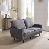 COOLMORE Loveseat Sofa, Mid Century Modern Love Seat, 2 Seater Sofaes for Living Room, Small W395P238824