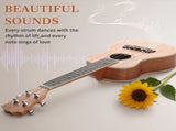 23in mahogany body rosewood fingerboard ukulele, cotton bag, capo, strap, picks*3, wrench tool 11113742