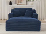 Indoor Single Chaise Sofa, Modern Corduroy Upholstery, No Assembly Required,Comfy Sleeper for Living W2339P477807