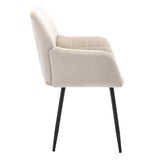 Dining Chairs Set of 2, Upholstered Kitchen Chairs with Comfortable Seat, velvet Dining Chairs with W3112P254925