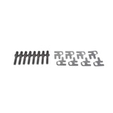 Complete Aluminum Cylinder Heads Fits for SBC Chevy 350 Camaro 190cc 64cc 2.02/1.60-Straight 03848748