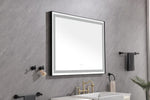 ZUN 48*36 LED Lighted Bathroom Wall Mounted Mirror with High Lumen+Anti-Fog Separately Control W1272114897