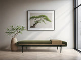 1 PCS Cocktail Ottoman with slide tray Green B035P319672