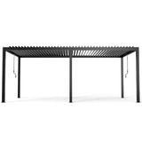 8640E Louver Pergola 10x19FT Aluminum Frame & Steel Louvers W2089P187625