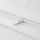 4PC Pure Color Bedding - Microfiber Hotel Series, with Zipper Closure Quilt Cover and Two 18350812