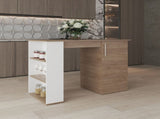 Kitchen Island, 1 Door, 5 Shelves B097P296854