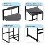 Bar Stools Upholstered Velvet Counter Height Barstools for Kitchen Island Set of 2 Modern Dining W1757P310421