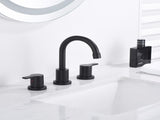 Bathroom Faucet For bathroom Sink With Two Handles And Supply Lines with Swivel- MB B2724P501315
