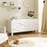 38 "x 14" white stylish TV cabinet with drawers 74460882