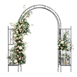 78*23*83.9 Arc Roof Double Layer Arch Courtyard Black 07528371