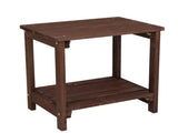 Rectangular Wood Side Table Light Brown 17586592
