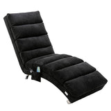 COOLMORE Linen Chaise Lounge Indoor Chair, Modern Long Lounger for Office or Living Room W39539627