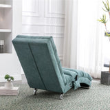 COOLMORE Linen Massage Chaise Lounge Indoor with Remote Control,Ergonomic Electric Massage Long W39539623