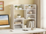 23.5931.5 Inch Vertical Desktop Storage Shelf Sturdy MDF Desk Hutch for Books Decor 35760655