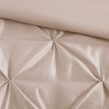 7 Piece Tufted Comforter Set Blush Full B03597145