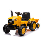 ZUN 12V Kids Ride on Tractor Electric Excavator Battery Powered Motorized Car for Kids Ages 3-6, with , W1811P154759