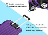 3-in-1 Multifunctional Large Capacity Traveling Storage Suitcase Luggage Set Purple 26825408